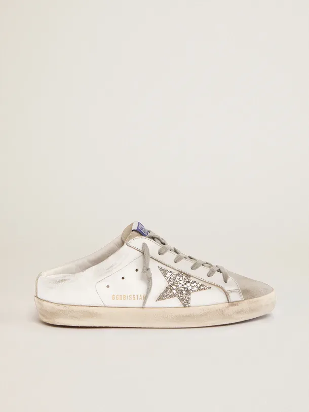 Golden Goose Super-star Sabots “White Grey” — photo 1 of 5