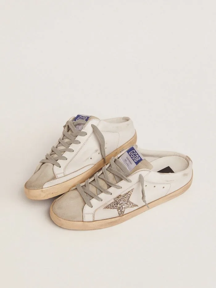 Golden Goose Super-star Sabots “White Grey” — photo 2 of 5