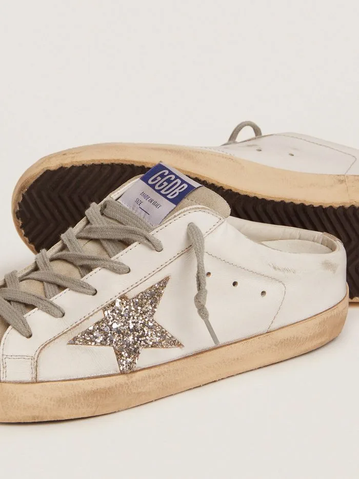 Golden Goose Super-star Sabots “White Grey” — photo 3 of 5