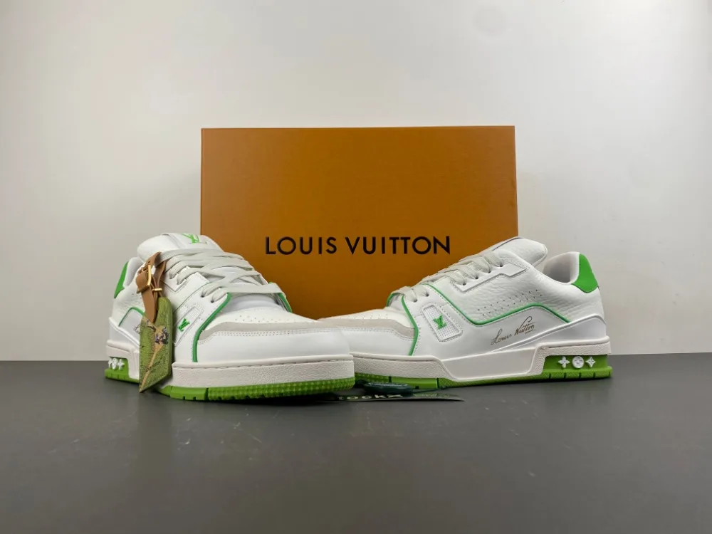 Louis Vuitton Trainer “White Grey Green” — photo 3 of 17