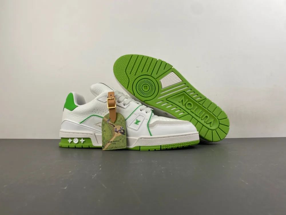 Louis Vuitton Trainer “White Grey Green” — photo 5 of 17