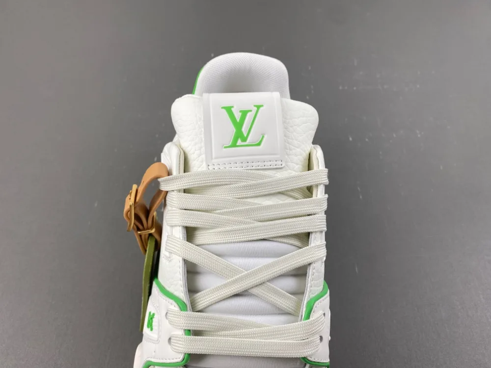 Louis Vuitton Trainer “White Grey Green” — photo 6 of 17