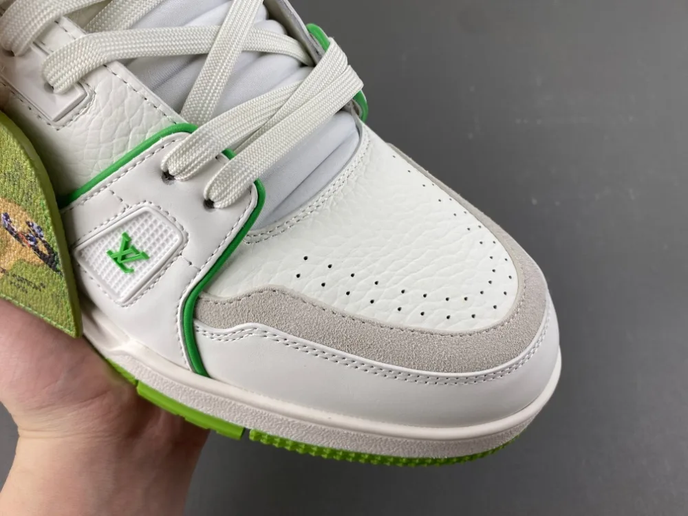Louis Vuitton Trainer “White Grey Green” — photo 8 of 17