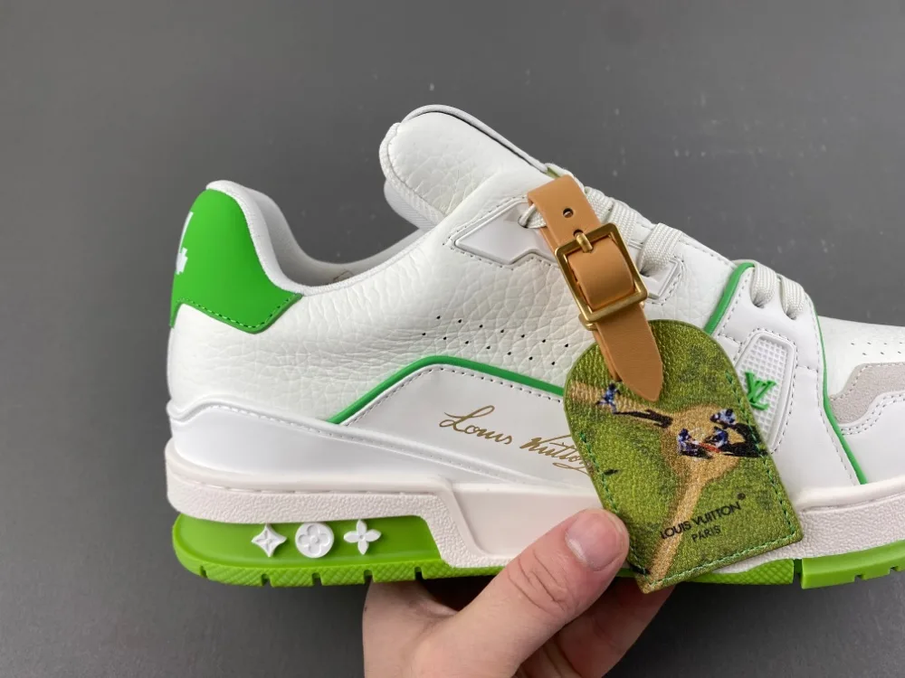 Louis Vuitton Trainer “White Grey Green” — photo 9 of 17
