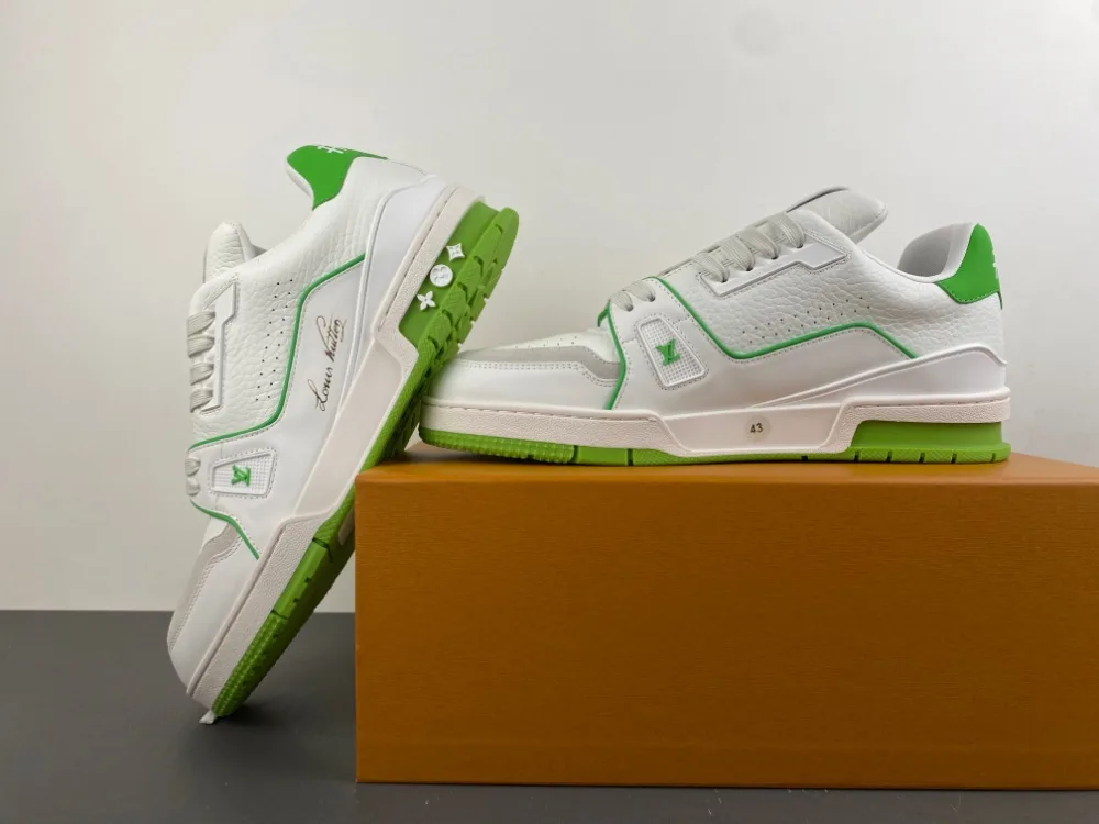 Louis Vuitton Trainer “White Grey Green” — photo 13 of 17