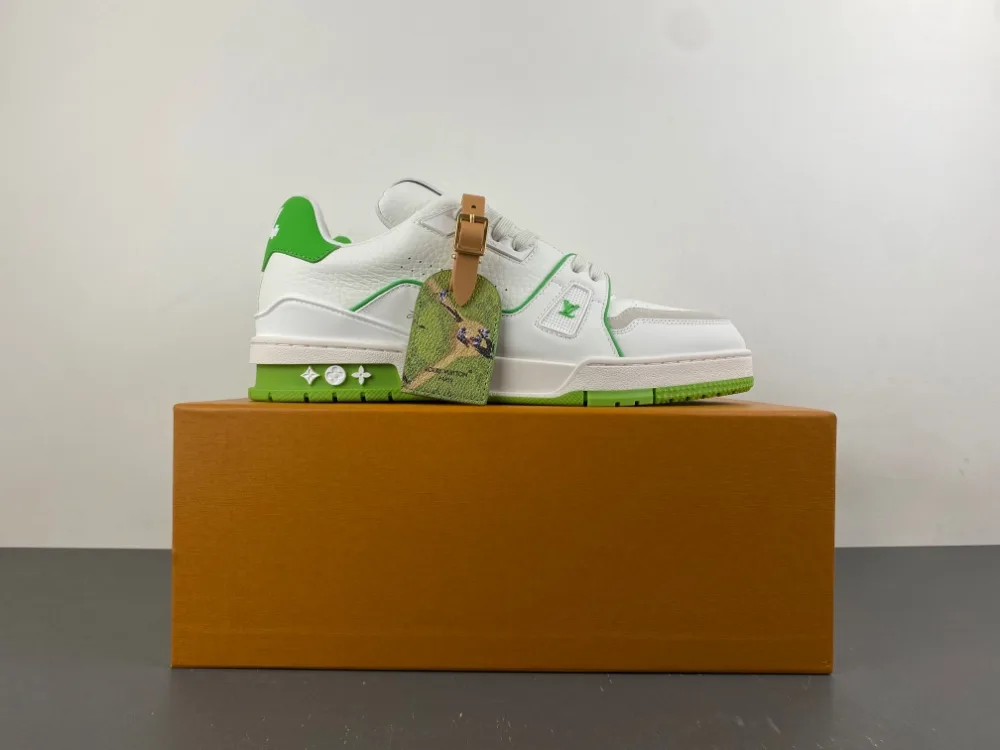 Louis Vuitton Trainer “White Grey Green” — photo 15 of 17