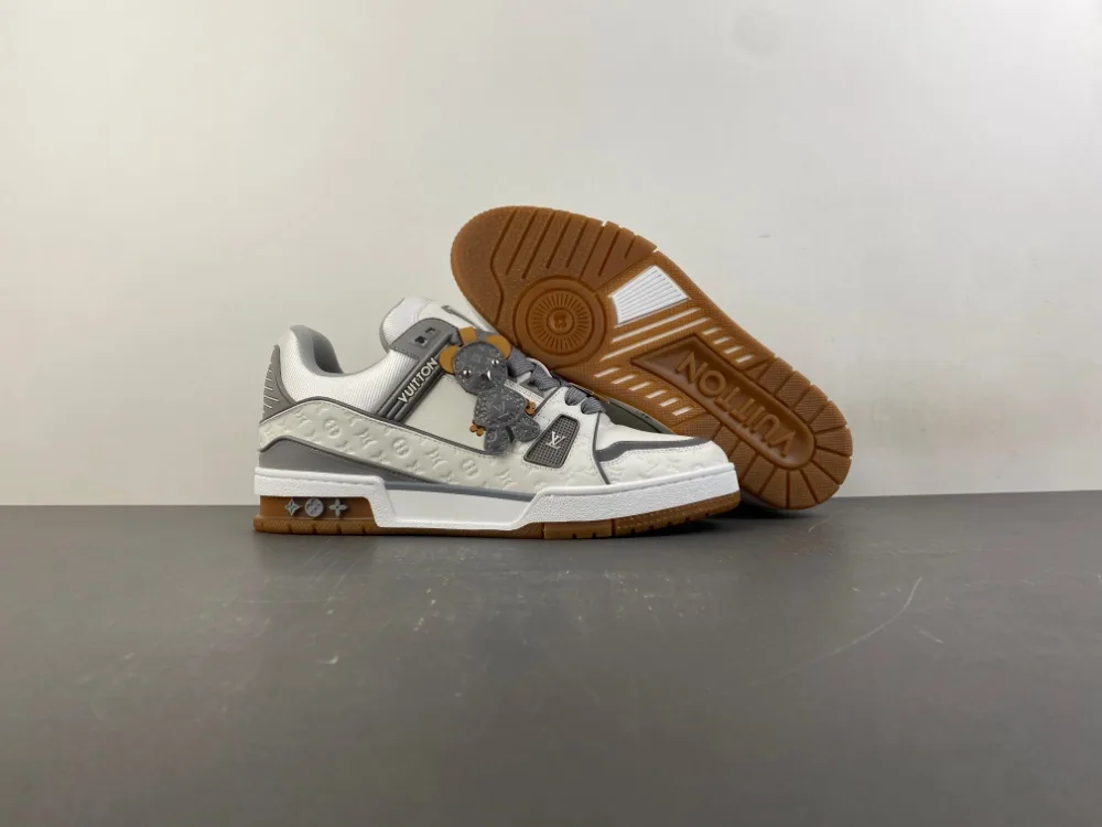 Louis Vuitton Trainer “White Grey Brown” — photo 3 of 17