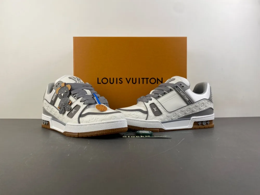 Louis Vuitton Trainer “White Grey Brown” — photo 5 of 17
