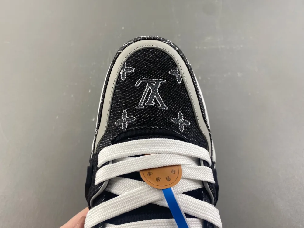 Louis Vuitton Trainer “Black White Grey Denim” — photo 12 of 17