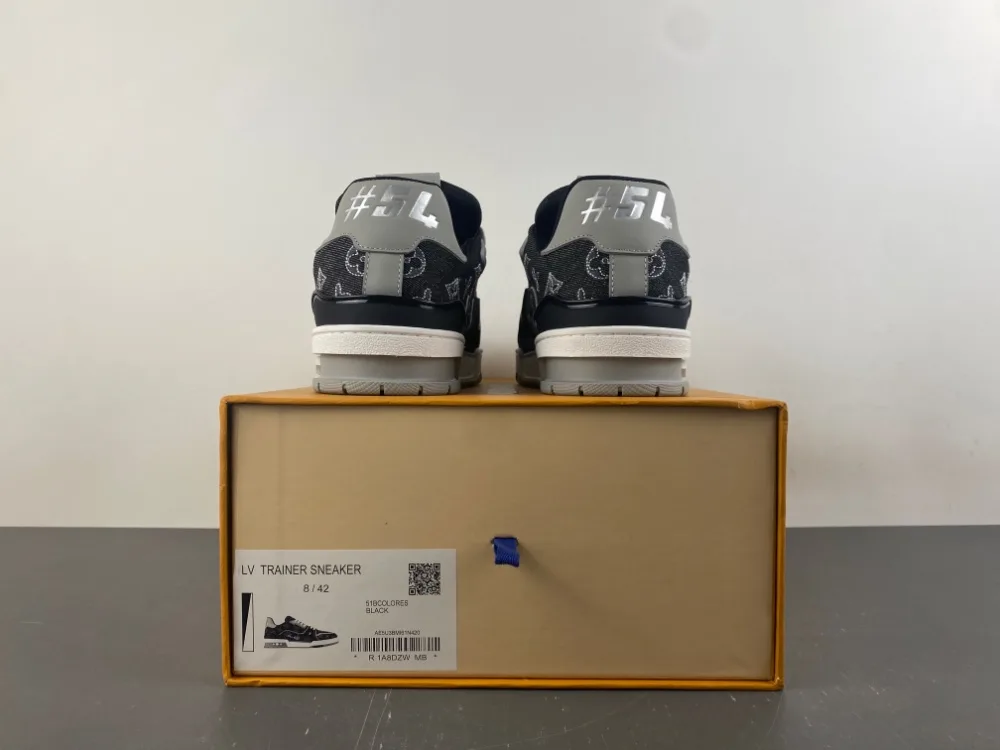 Louis Vuitton Trainer “Black White Grey Denim” — photo 17 of 17
