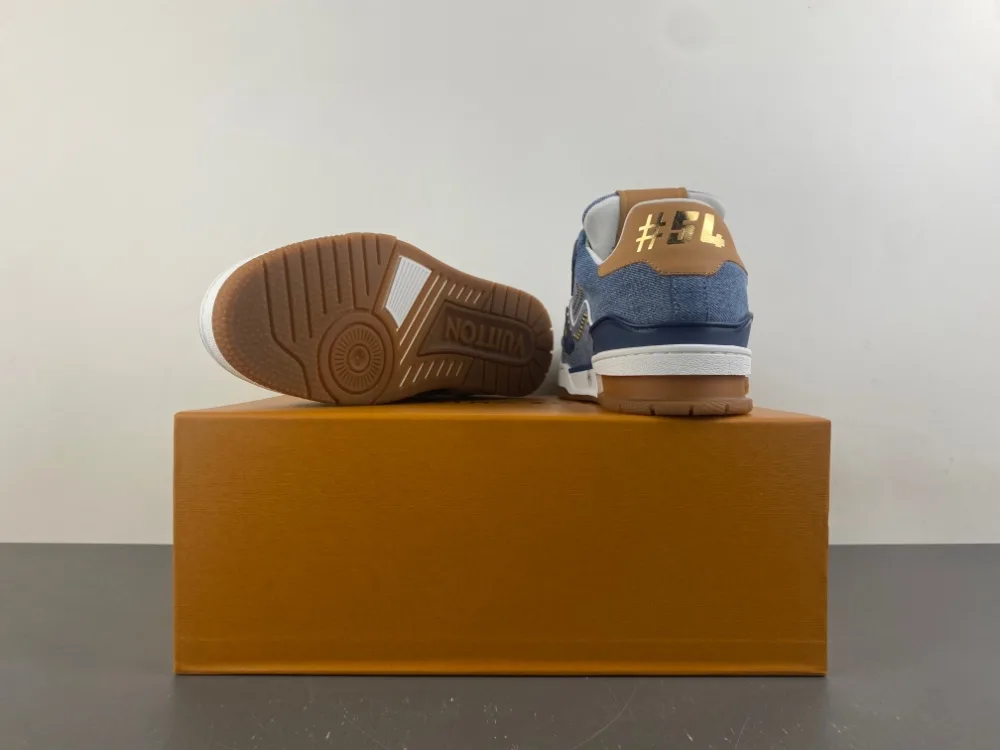 Louis Vuitton Trainer “Denim Blue White Gold Yellow Multicolour Brick” — photo 4 of 12