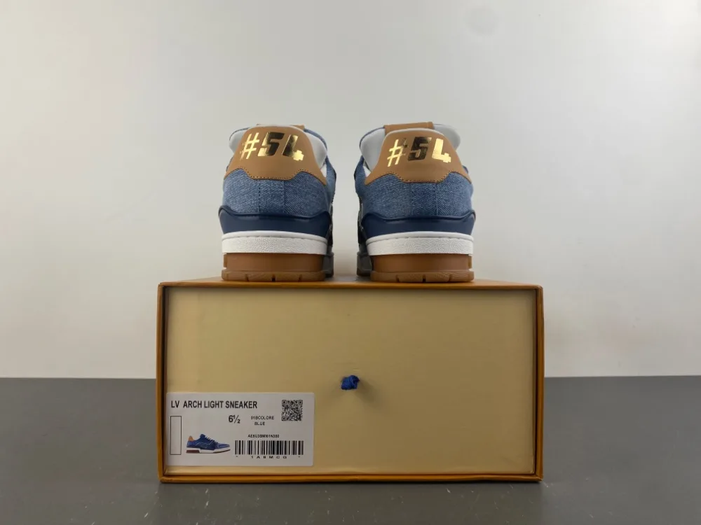 Louis Vuitton Trainer “Denim Blue White Gold Yellow Multicolour Brick” — photo 6 of 12