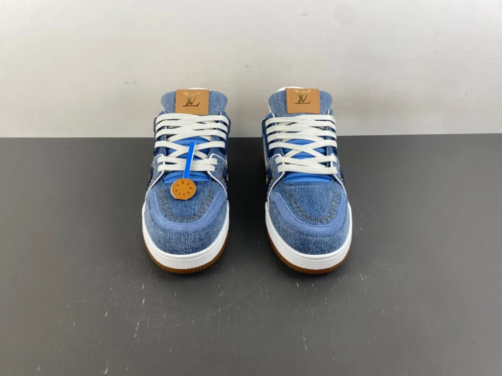 Louis Vuitton Trainer “Denim Blue White Gold Yellow Multicolour Brick” — photo 8 of 12