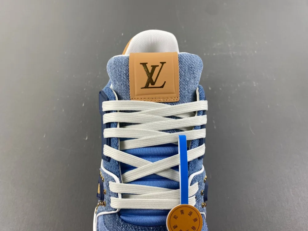 Louis Vuitton Trainer “Denim Blue White Gold Yellow Multicolour Brick” — photo 11 of 12