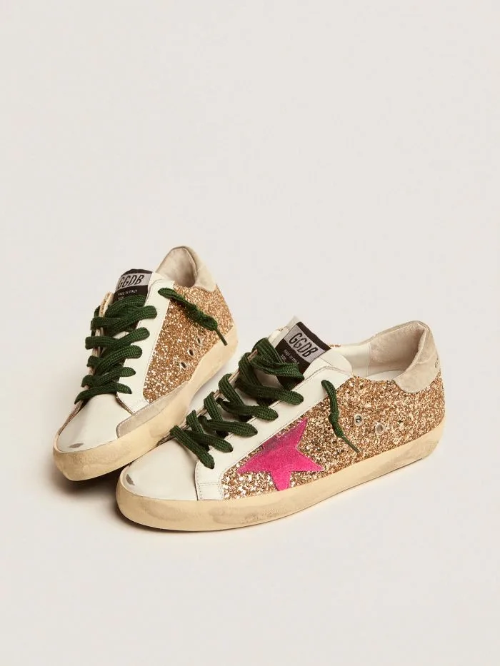 Golden Goose Super-star Sneakers “Gold Pink” — photo 1 of 5