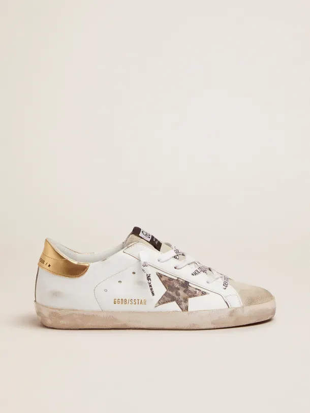 Golden Goose White Super-star Sneakers “White Leopard” — photo 2 of 4