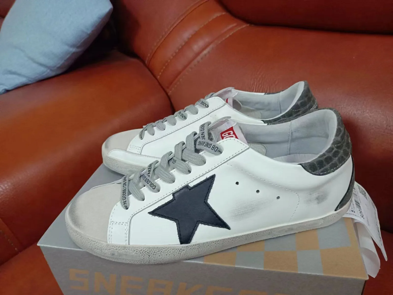 Golden Goose Super-star LTD Sneakers “Black Grey” — photo 2 of 7