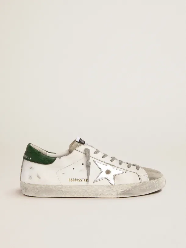 Golden Goose Super-star Sneakers “Silver Green” — photo 3 of 4