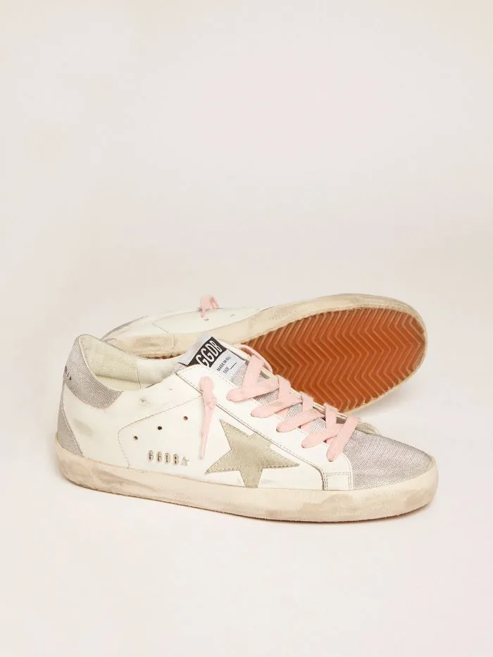 Golden Goose Super-star Sneakers “Silver Red” — photo 2 of 4