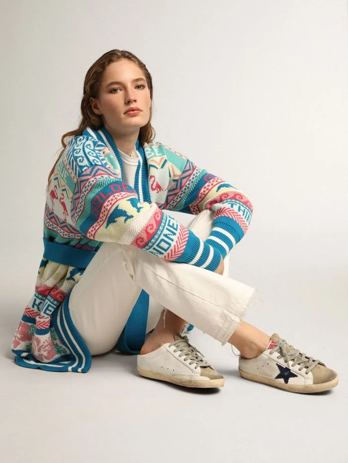Golden Goose Super-star Sabots “White Grey” — photo 4 of 5