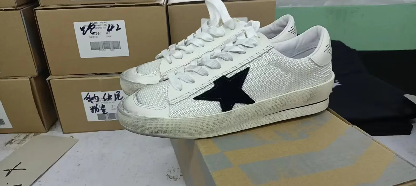 Golden Goose Stardan Sneakers “White Black” — photo 1 of 8