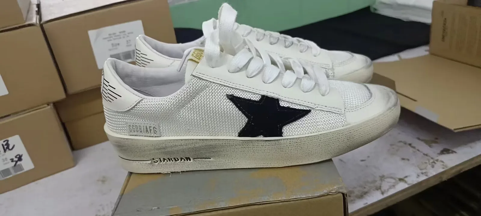 Golden Goose Stardan Sneakers “White Black” — photo 2 of 8