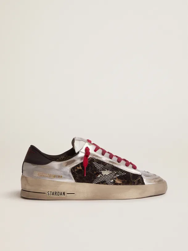 Golden Goose Limited Edition LAB Silver and Animal-print Star “Silver” — photo 2 of 4