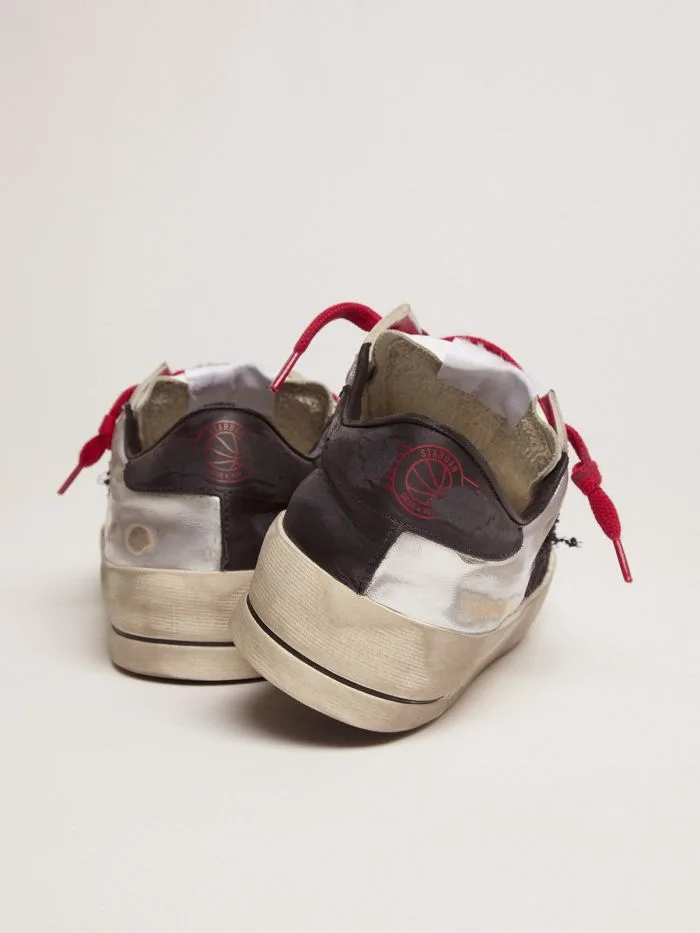 Golden Goose Limited Edition LAB Silver and Animal-print Star “Silver” — photo 4 of 4
