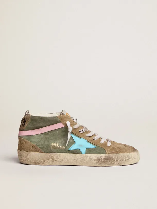 Golden Goose Mid Star LTD Sneakers “Blue Green” — photo 3 of 4