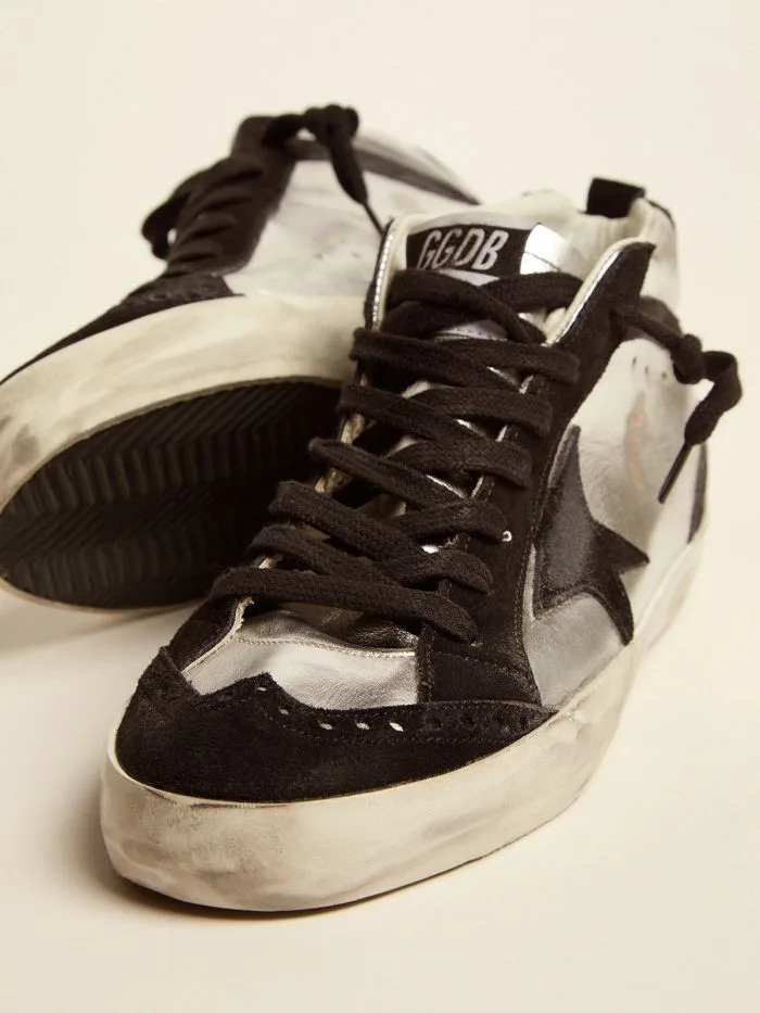 Golden Goose Mid Star LTD Sneakers “Black Silver” — photo 2 of 4
