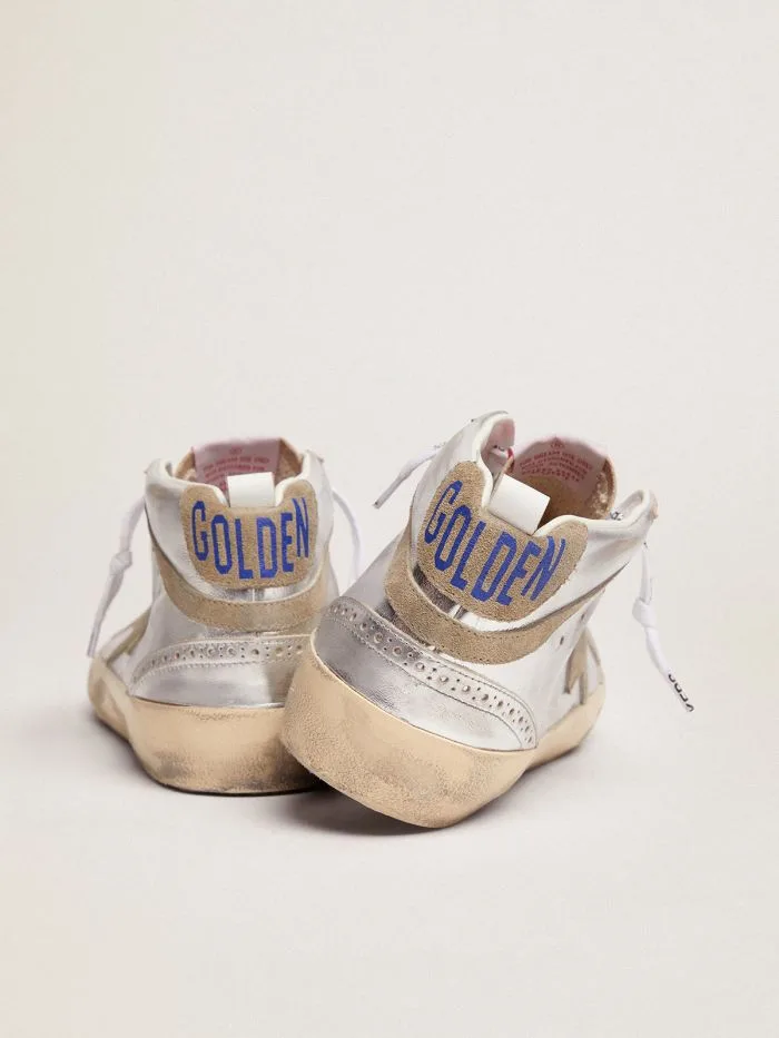 Golden Goose Mid Star Sneakers “Grey Silver” — photo 1 of 4