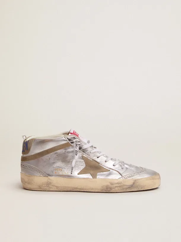 Golden Goose Mid Star Sneakers “Grey Silver” — photo 2 of 4