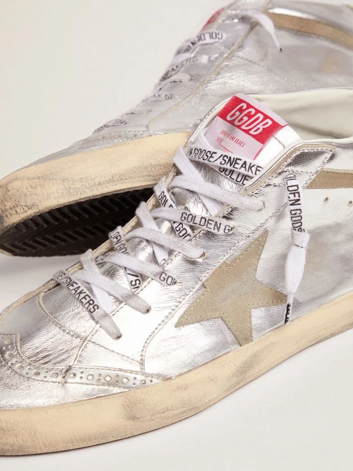 Golden Goose Mid Star Sneakers “Grey Silver” — photo 3 of 4
