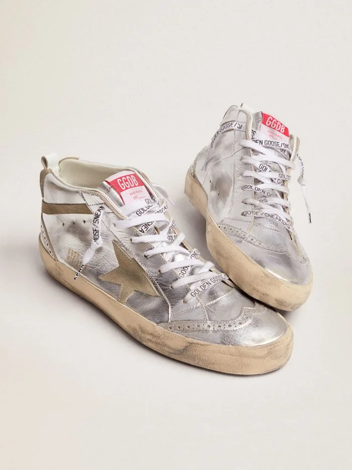 Golden Goose Mid Star Sneakers “Grey Silver” — photo 4 of 4