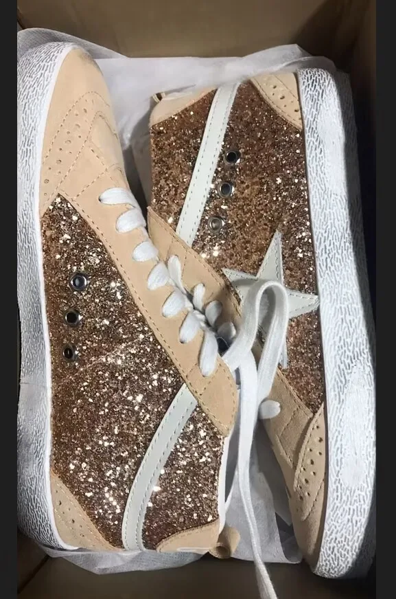 Golden Goose Mid Star Sneakers “Gold Pink” — photo 1 of 5