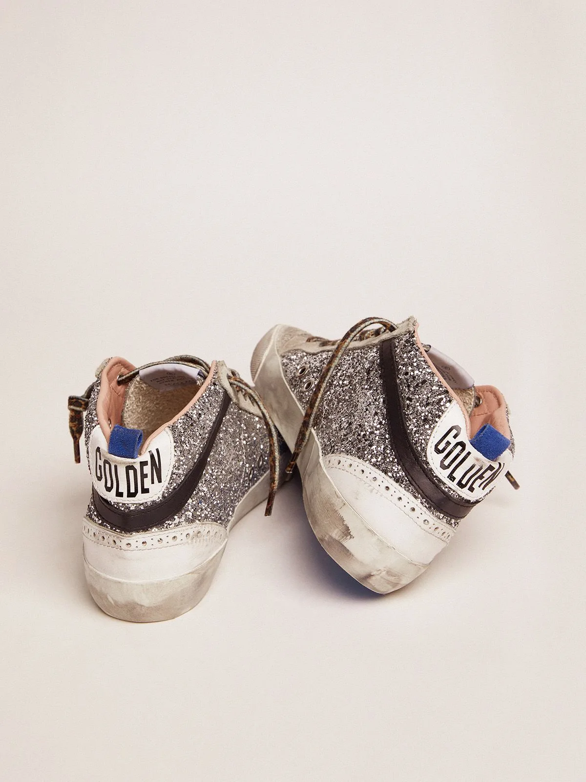 Golden Goose Mid Star Sneakers “Silver Pink” — photo 1 of 4