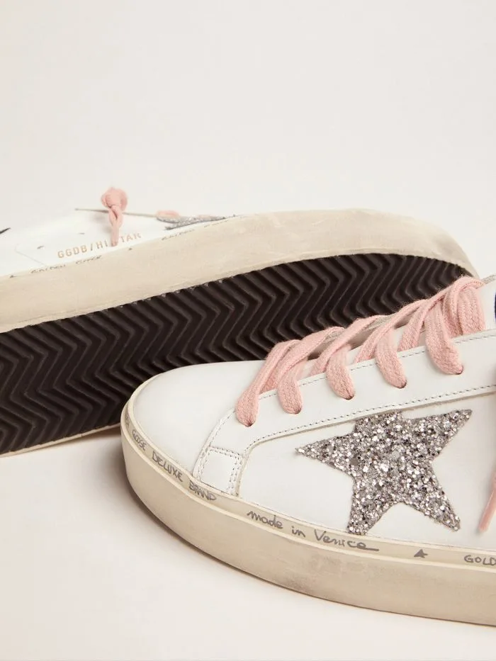 Golden Goose White Hi-star Sneakers “White Pink” — photo 2 of 4