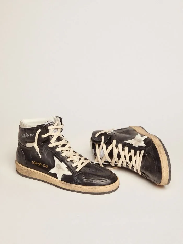 Golden Goose Sky-star Sneakers “White Black” — photo 3 of 5
