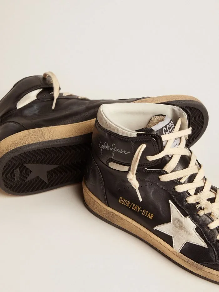Golden Goose Sky-star Sneakers “White Black” — photo 4 of 5