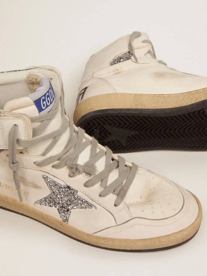 Golden Goose Sky-star Sneakers “Silver” — photo 2 of 5