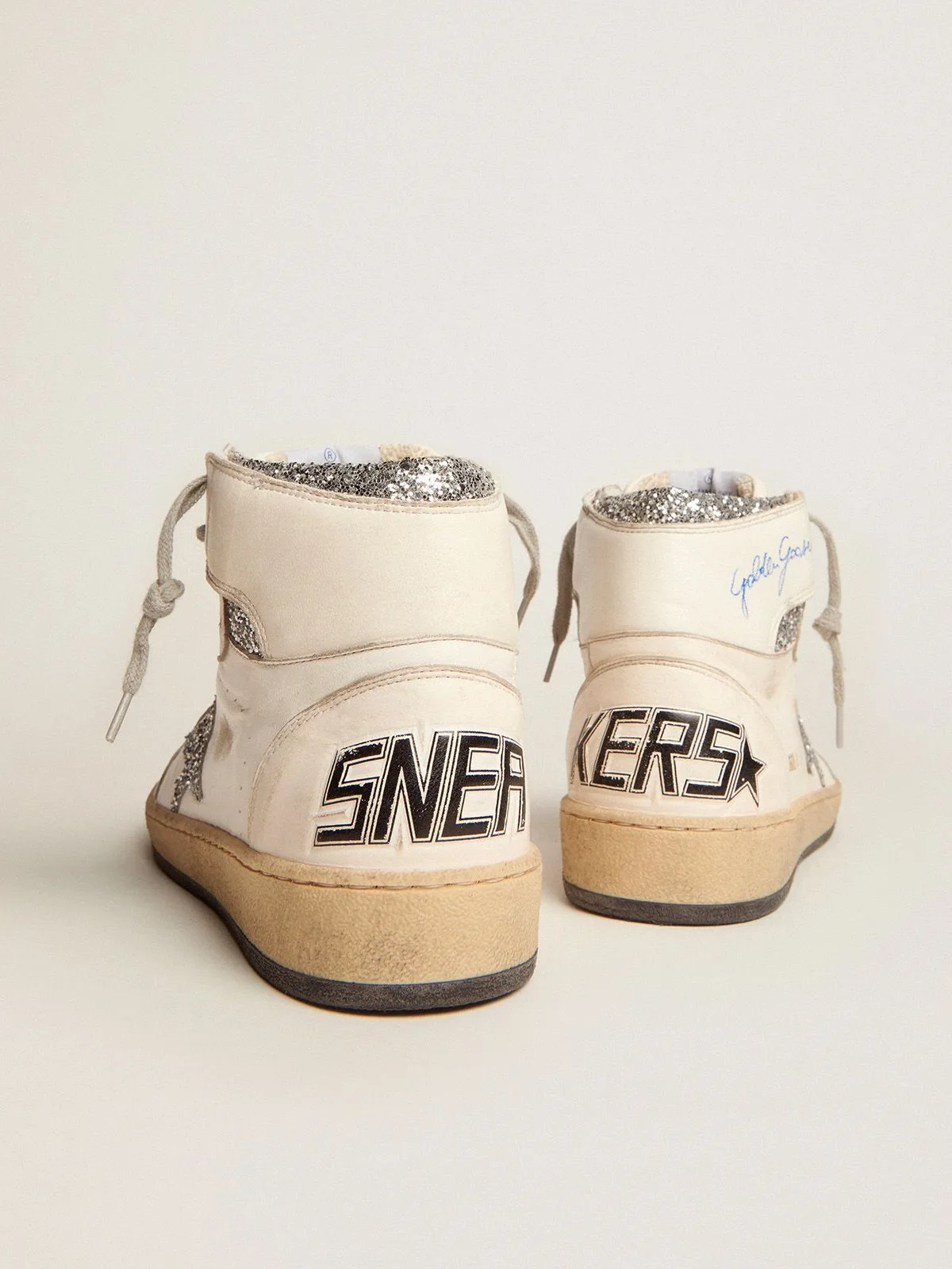 Golden Goose Sky-star Sneakers “Silver” — photo 4 of 5