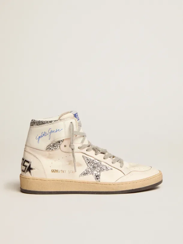 Golden Goose Sky-star Sneakers “Silver” — photo 5 of 5