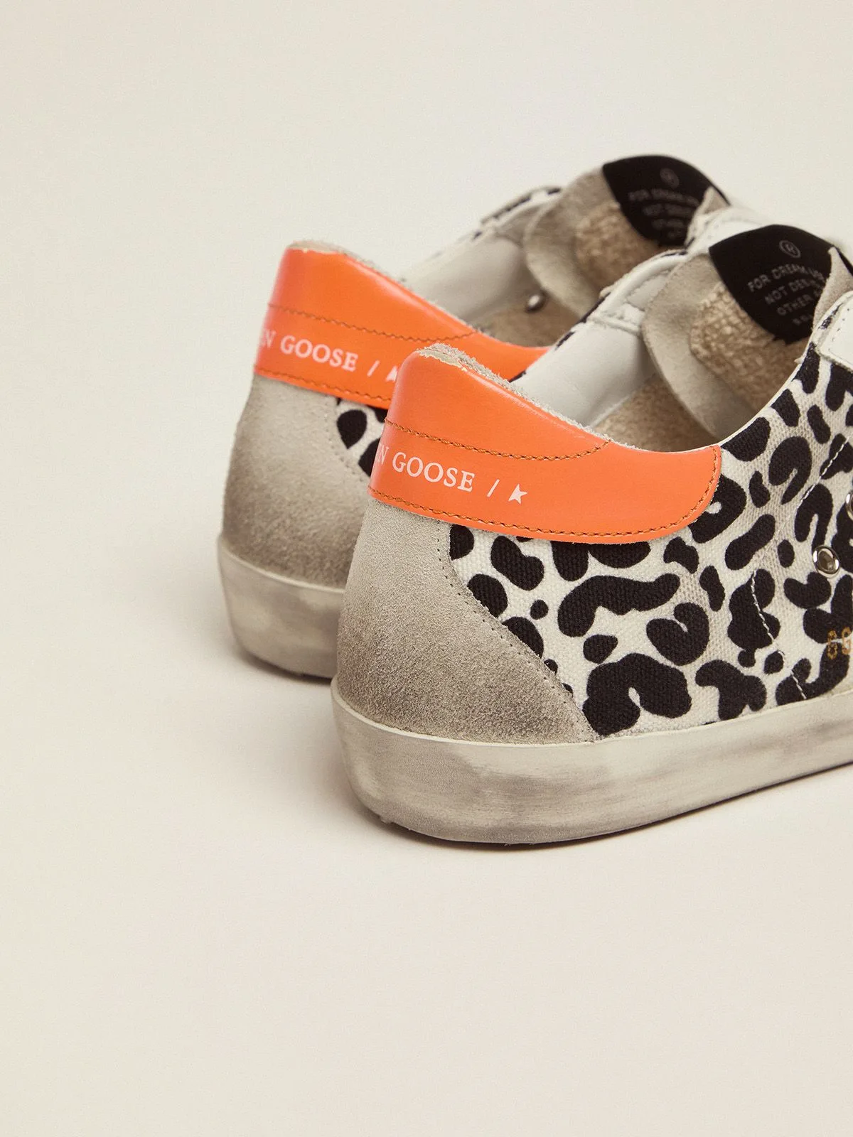 Golden Goose Leopard-print and Neon Super-star Sneakers “Leopard” — photo 3 of 4