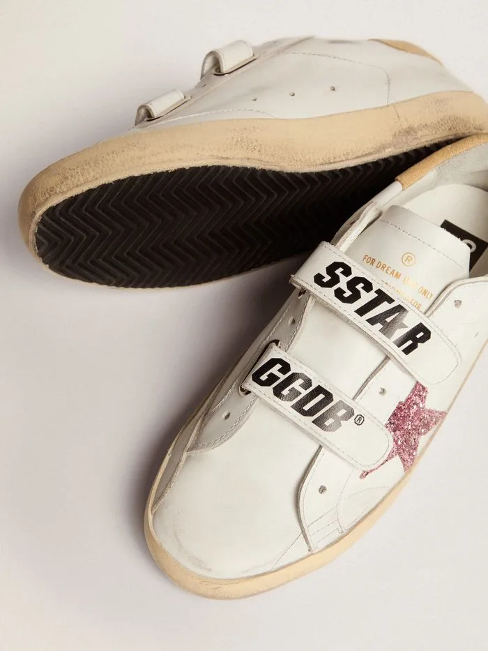Golden Goose Old School Sneakers “Red Pink” — photo 1 of 5
