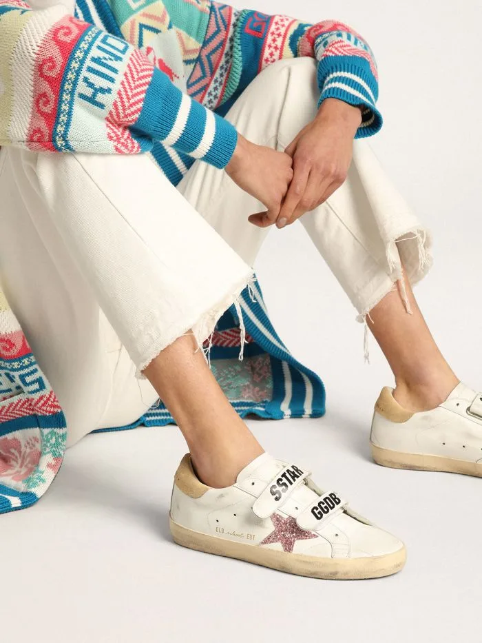 Golden Goose Old School Sneakers “Red Pink” — photo 2 of 5