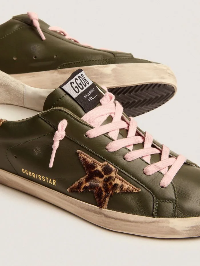 Golden Goose Super-star Sneakers “Dark Green Gold” — photo 3 of 5