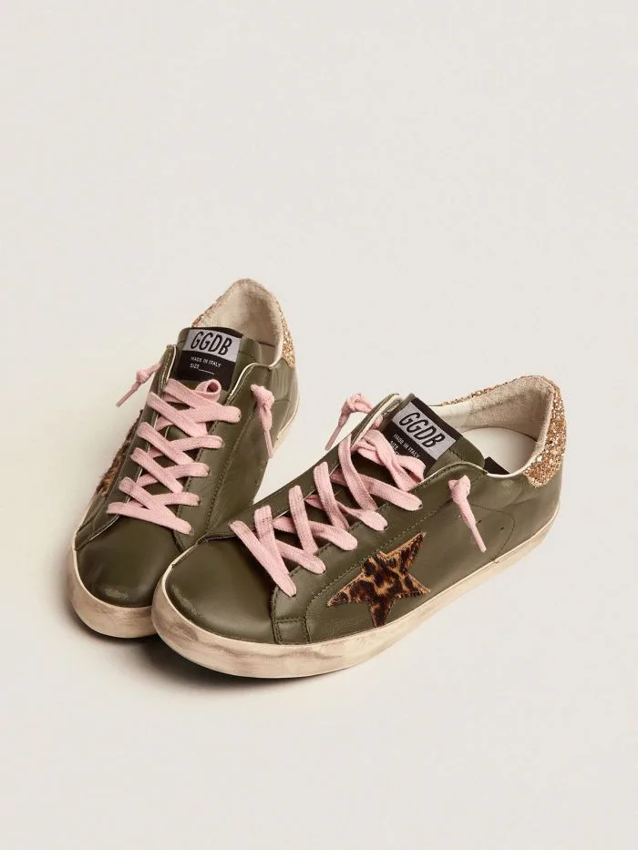 Golden Goose Super-star Sneakers “Dark Green Gold” — photo 4 of 5