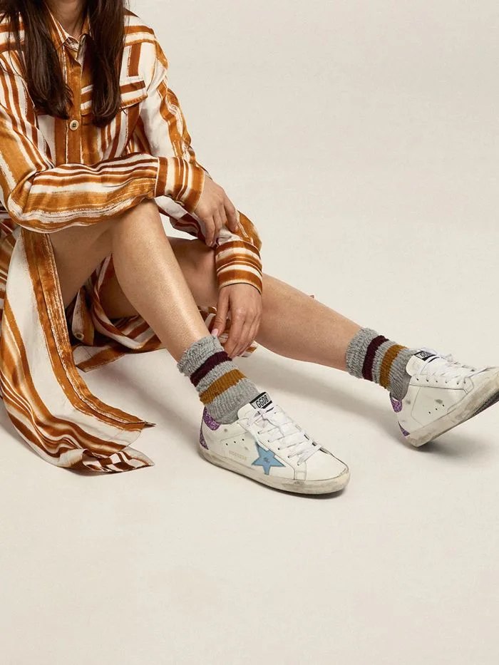 Golden Goose Super-star Sneakers “Blue” — photo 2 of 5