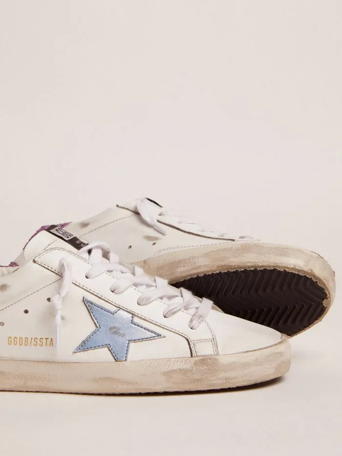 Golden Goose Super-star Sneakers “Blue” — photo 4 of 5