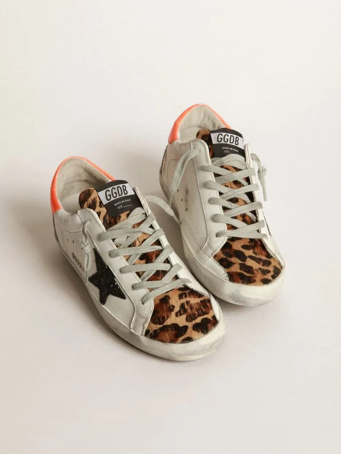 Golden Goose Super-star Sneakers “Orange Leopard” — photo 2 of 4